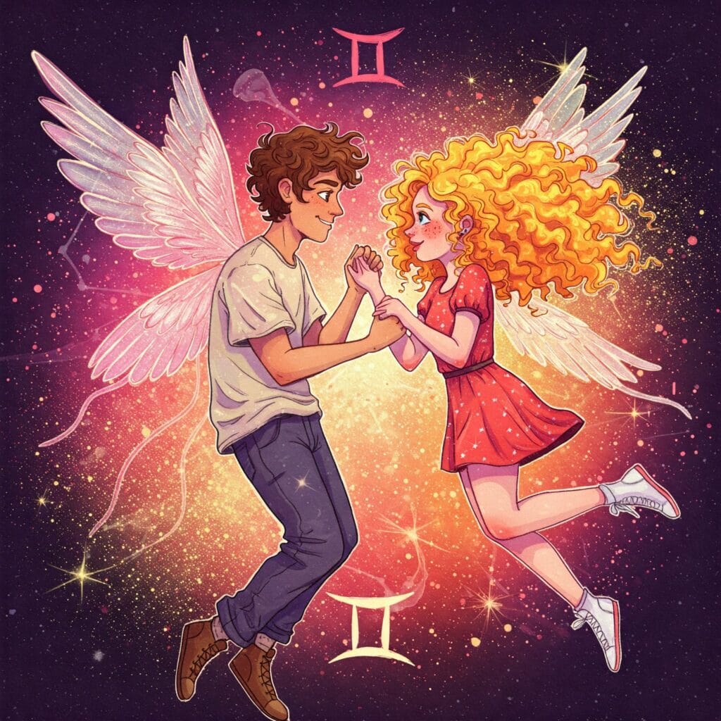 Géminis amor reflejado a través del arquetipo del aire y las relaciones conscientes.