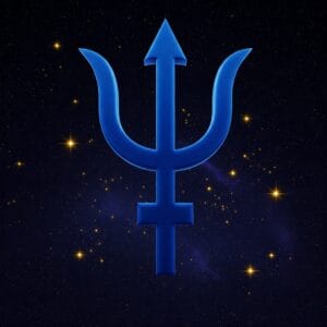símbolo de neptuno