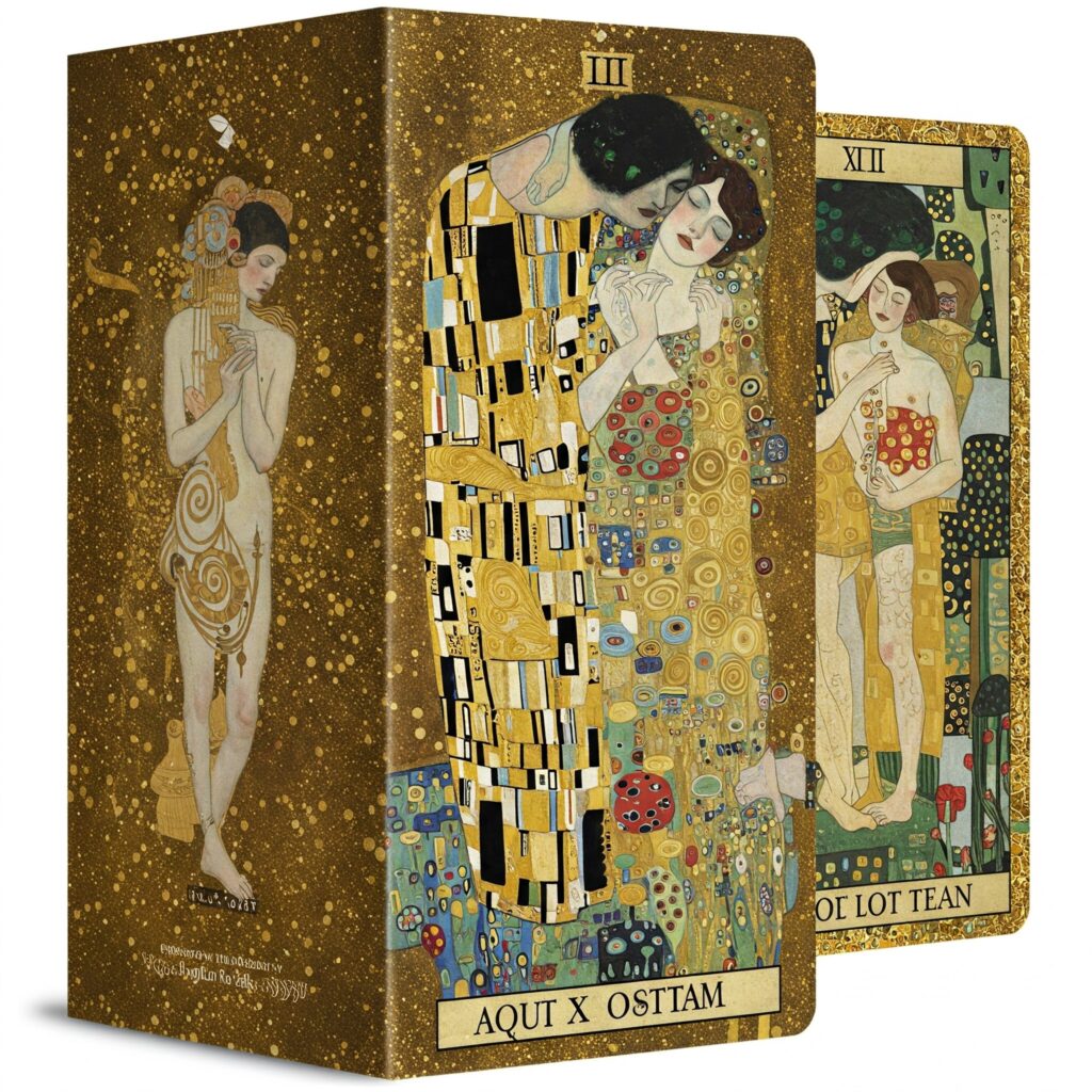 Muestra de Arcanos Mayores del Tarot de Cristal alineados sobre un fondo claro.