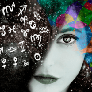 Gráfico circular de los elementos aplicados a los signos zodiaco para la introspección.